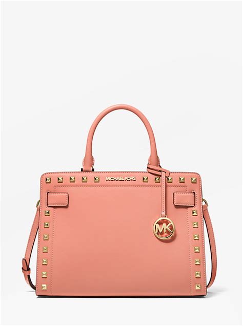 rayne saffiano leather satchel